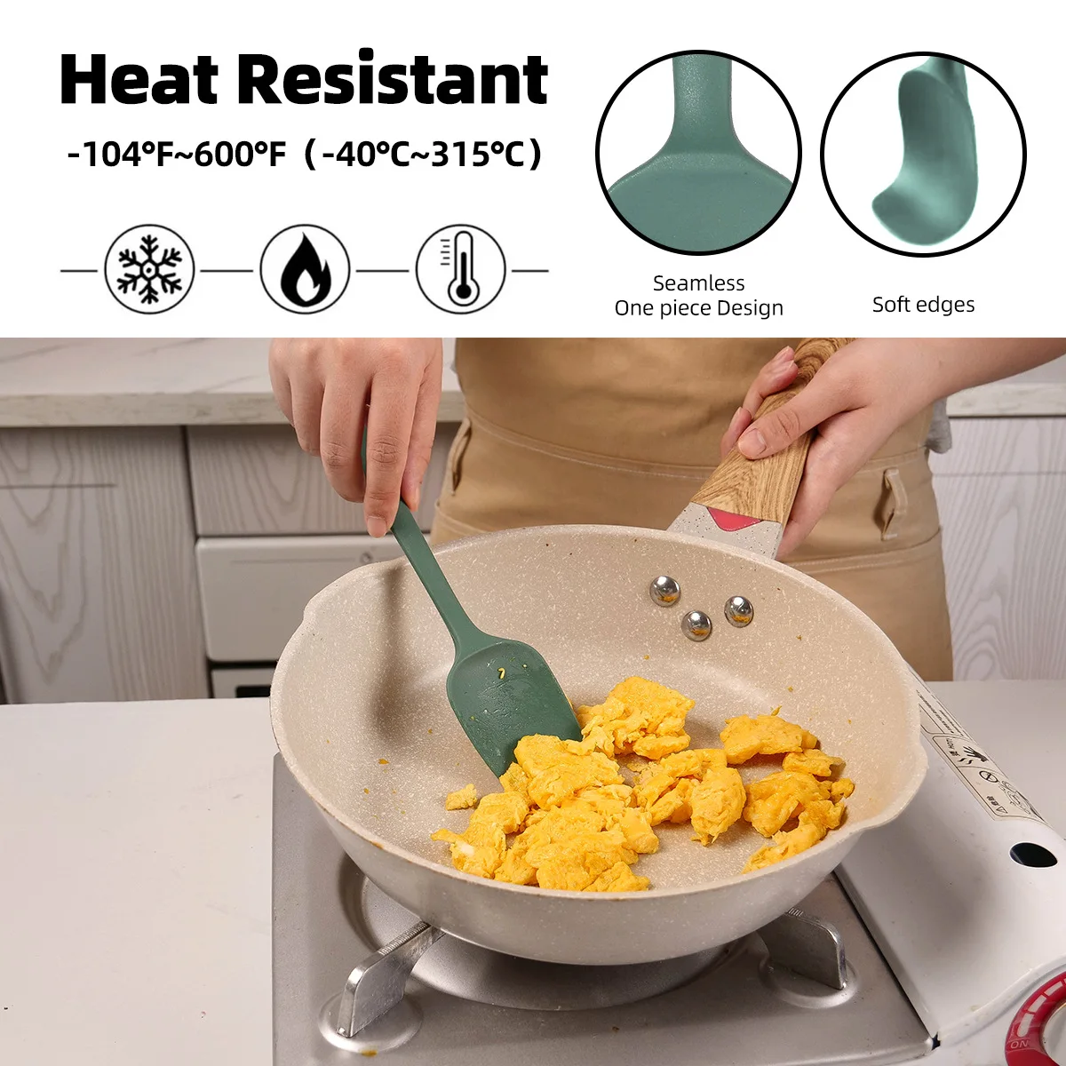 Silicone Baking Tool Set 6-pie - Okonomiyaki Spatula ulasan dan harga