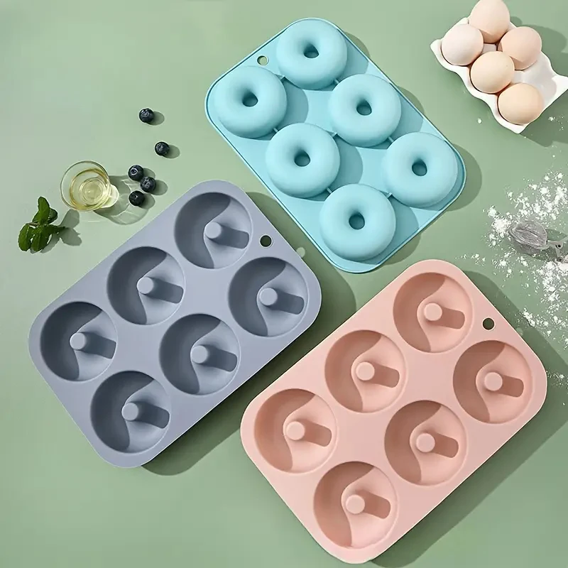 6Holes Baking Mold Food Grade  - Donut Mold Silicone ulasan dan harga