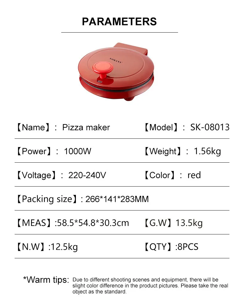 110V Electric Pizza Machine, D - Waffle Cone Maker ulasan dan harga