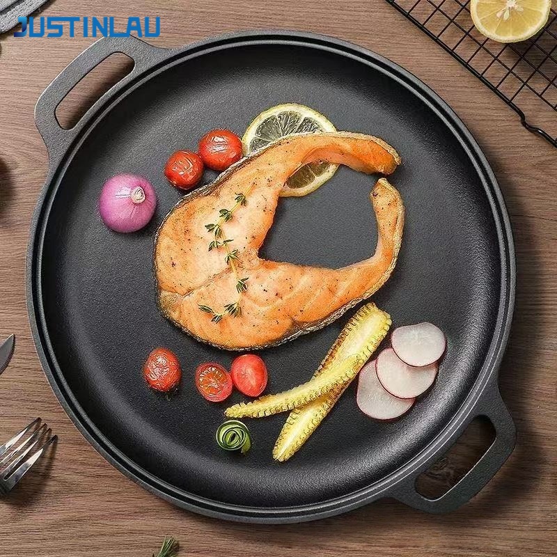 JUSTINLAU Double-Ear Frying Pa - Cast Iron Corn ulasan dan harga